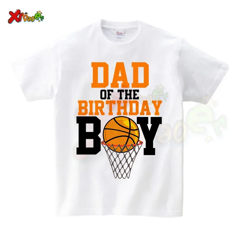 Papa Mama Family Matching Outfits Daddy Mom Kids Basketball T-shirt Baby Body Suit Family Look Father Shirt Basketball T Shirt 3