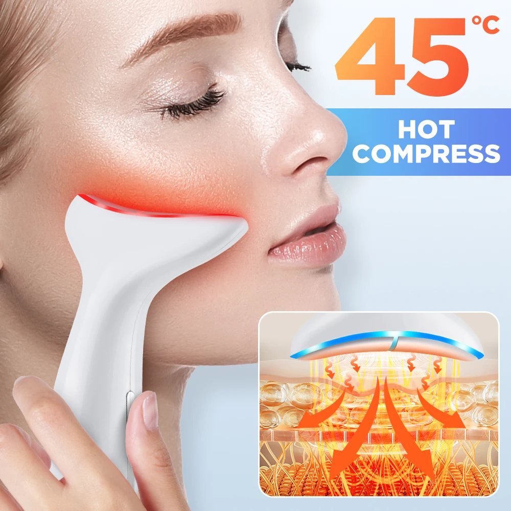 EMS Micro-current Face Beauty Device Neck Lifting IPL Skin Rejuvenation Care Dou