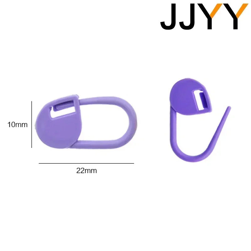 100개 다채로운 플라스틱 마킹 버튼 뜨개질 울 DIY 바느질 공예품 흘러내림 방지 핀 수제 액세서리