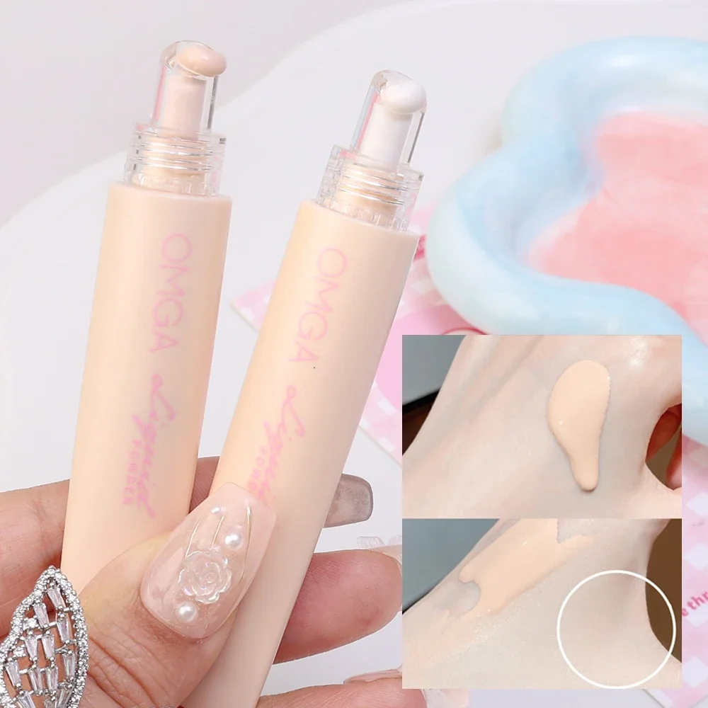 Professional Facial Foundation Cream Waterproof Lasting Base Brighten Whitening Cover Dark Circles Concealer Cosmetics for Women 4