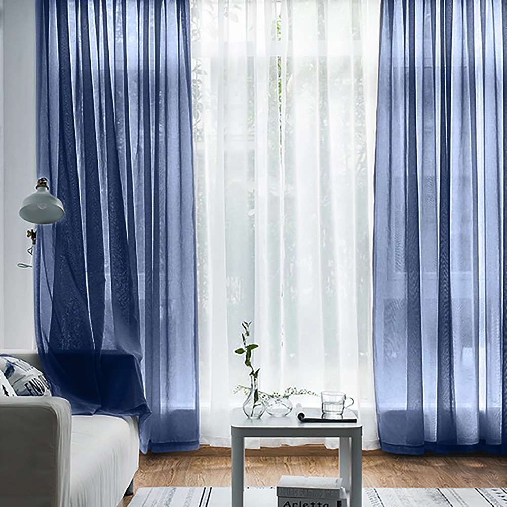 Practical Curtain Draperies Polyester, one piece 1