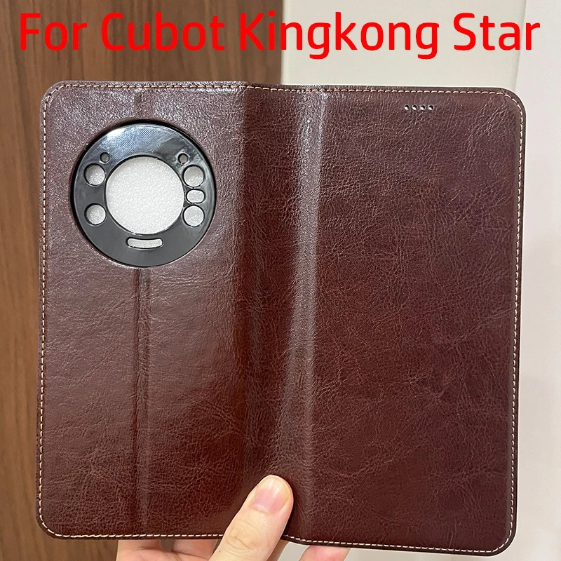 Genuine Leather Flip Wallet Phone Case Cover