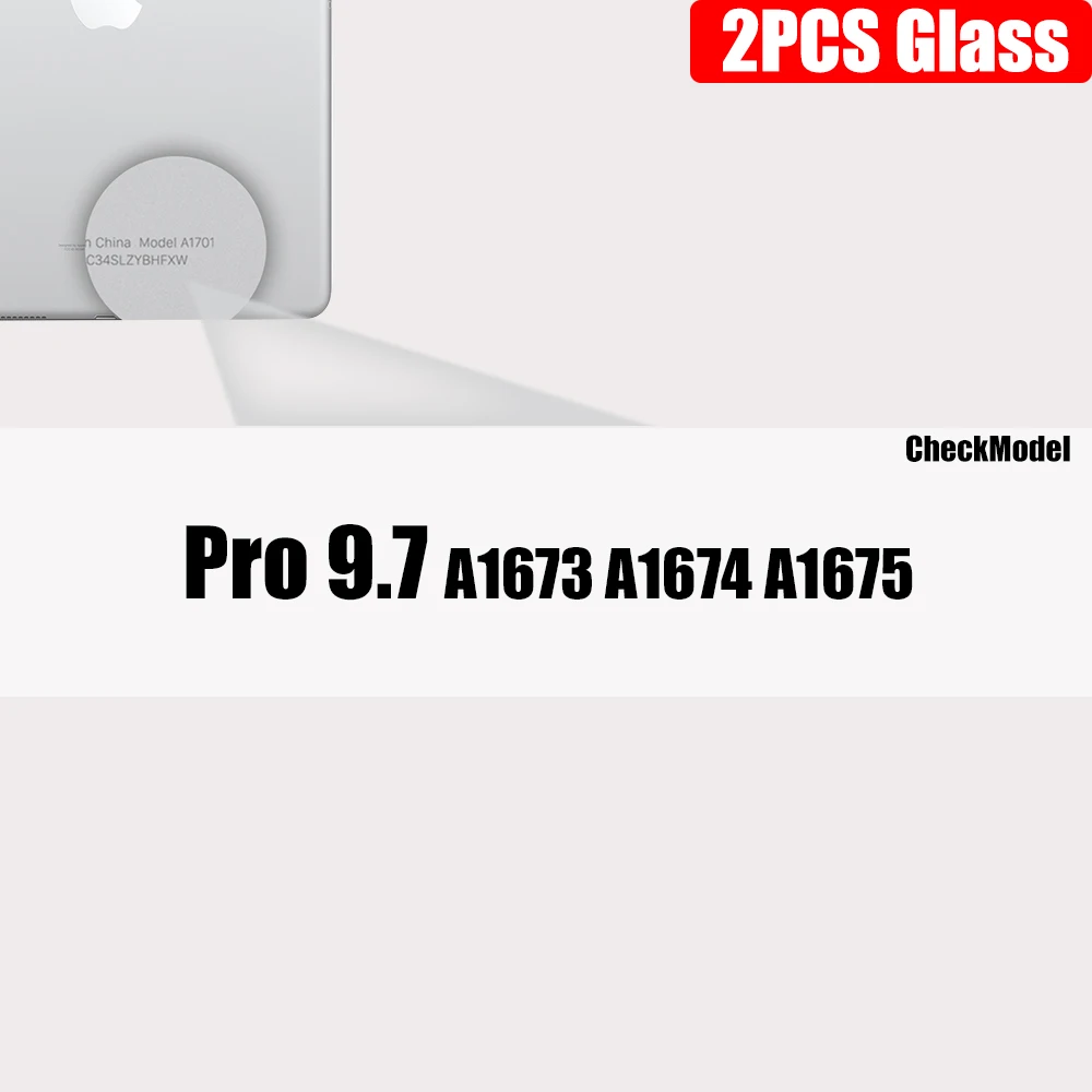 Pack of 2 Clear Tempered Glass Screen Protectors