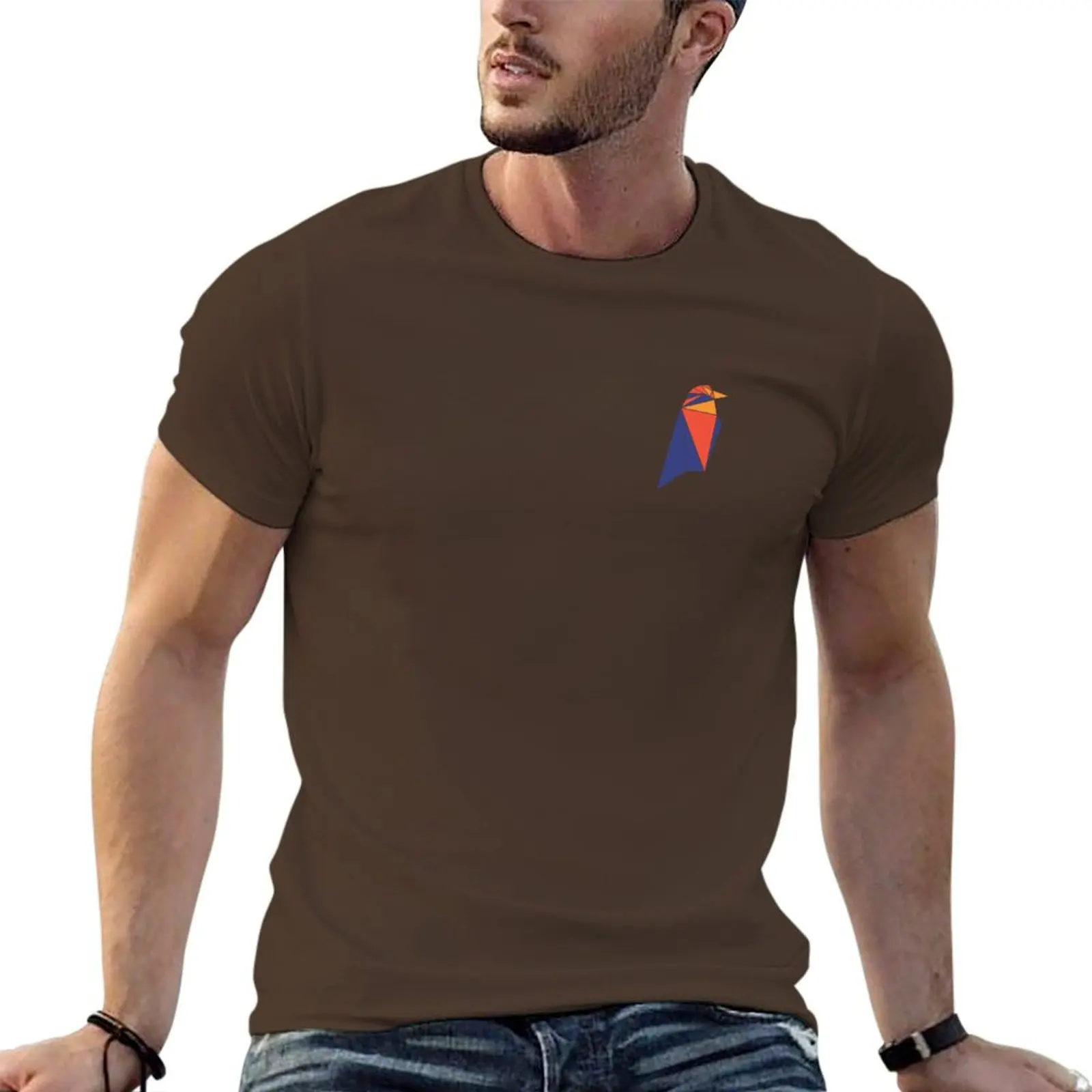 thumbnail image 1 of Camiseta de lujo de talla grande lisa de Ravencoin | Raven Token | Merchandising de criptomonedas | Temporada de altcoin para hombre, 1 of 5