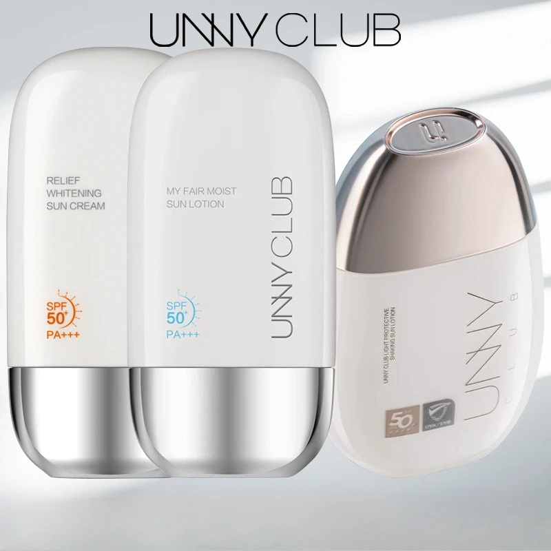 unny SPF50++ sunscreen face and body whitening UV protection waterproof and sweat proof isolation cream