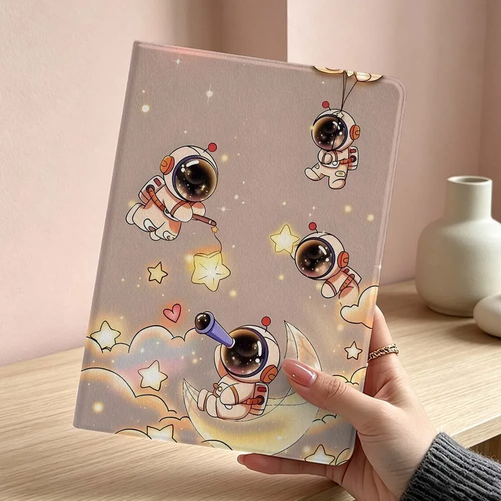 Glittering Astronaut Pattern Soft Tablet Case