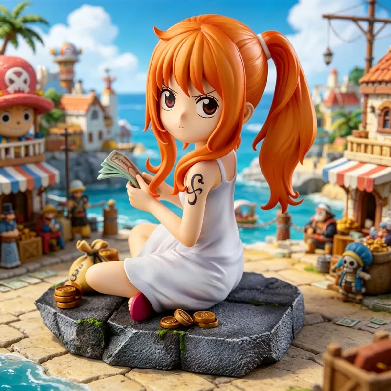 One Piece Nami versione bambina Statua GK 11cm
