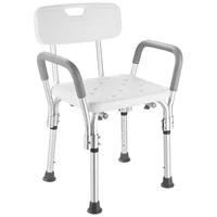 bath chair Anti-slip Bathroom and Shower Chair Non-slip Bath Seat 6 Gears Height Adjustable Elderly Safe Seat Shower Stool 1