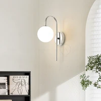 Applique Murale en Argent Galvanisé, Design Moderne, Angle Réglable, Idéal pour une Chambre à Coucher, un Bureau, un Salon ou une Chambre d'Enfant 1