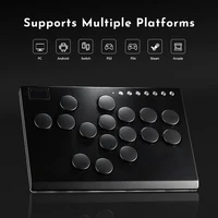 Haute42 Metal Joystick Hitbox Controller Arcade Fighting Stick For PC/Ps3/ Ps4 / Switch/Steam Mini Hitbox Leverless Controller - Image 2