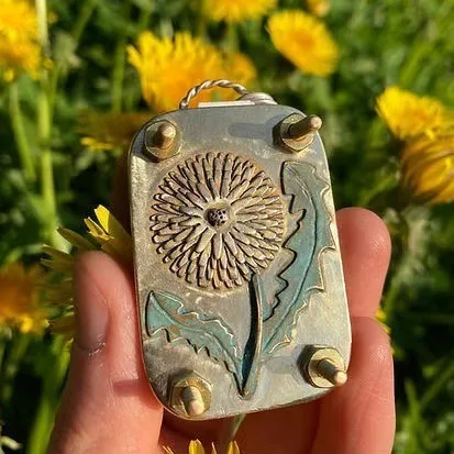 Flower Pressing Kit Micro Flower Press Miniature Blossom P-RESS Set DIY Pressed Plant Preservation Art Metal Kit For Art And Craft Lovers Plant Lovers (Don't Forget Me Microwave Flower Press Kit