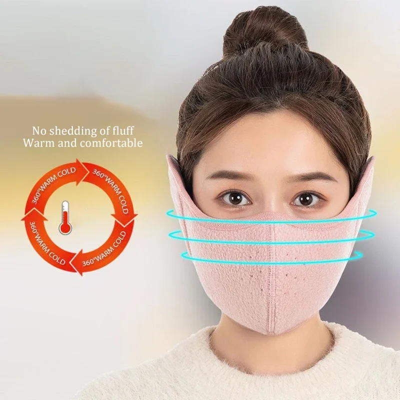 Bicycle Face Mask Outdoor Skiing And Cycling Thermal Windproof Ear Mask Motion Breathable Riding And Cold Proof Mask In_voghion.com