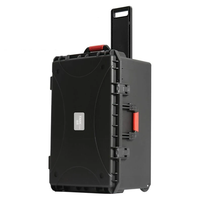 Plastic Box Waterproof Suitcase for Work Tool Pull Rod Hard Case Tool Box Multifunctional Camera Instruments Shockproof Suitcase 6