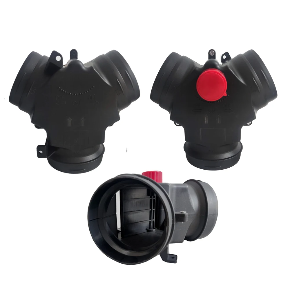 90MM / 90MM TO 75MM / 75MM Vavle Flap Adjustable Air Diesel Heater Vent Ducting T Branch Splitter Exhaust Pipe Joiner Connector air diesel heater duct pipe