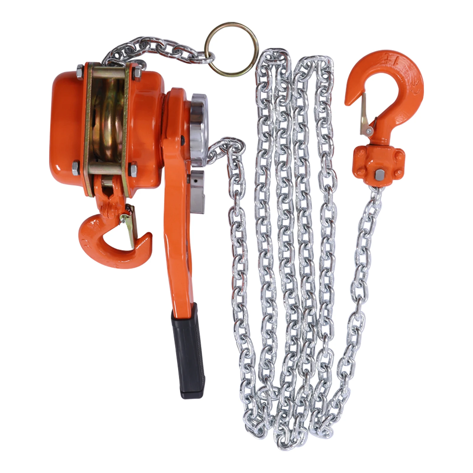 Chain Hoist 1650LBS 10FT Lift Lever Block Chain Hoist 3/4T Ratchet Lever Block Come Along Lift Puller 1650LBS