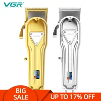 VGR V-140 Electric Hair Clipper Professional Metal Home Appliance Haircut Machine Rechargeable Barber Trimmer for Men Vgr 140 1