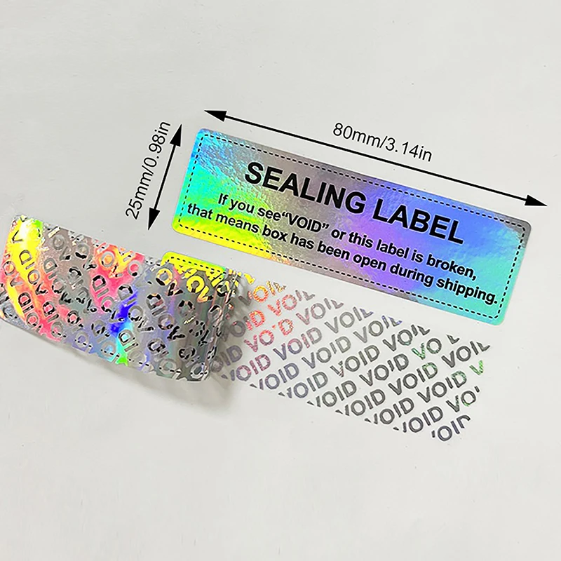 Tamper-Proof Warranty Protection Adhesive Seal Stickers