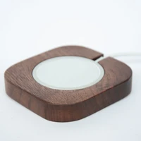 Suzhi Walnut Base Suitable for iPhone 13, Wireless Charger, Solid Wood Stand, Desktop 1