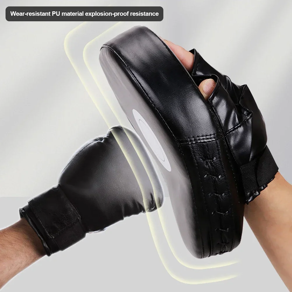 1PC Kick Boxing Gloves Pad PU Leather Punch Target Bag for Adults Kids MMA Karate Muay Thai Free Fight Sanda Training Equipment