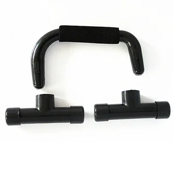 1 Pair Pushup Bars Stands Handles Exercise and Fitness Skid-Resistant Equipment for Men and Women Workout (Black) 4