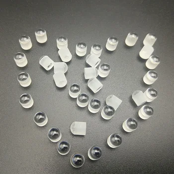 Lenti Cilindriche in Vetro Ottico al Lantanio per Proiettori Fai-da-Te, Diametro 5mm, Altezza 5.8mm, Confezione da 50 Pezzi