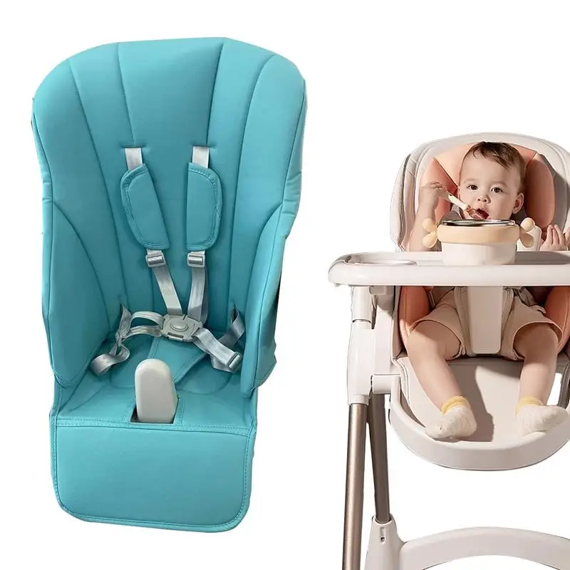 

Baby Seat Cushion Compatible Peg perego Siesta Zero 3 Prima Papaa High Chair PU Leather With Safety Belt Shoulder Crotch PAD