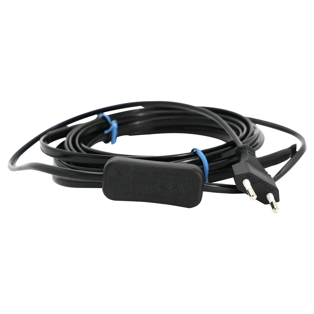 Cavo Riscaldante Autoregolante 5m Per Tubi - Nastro Termico Per Antigelo, Camper, Cantina (Spina EU) - Foto 3