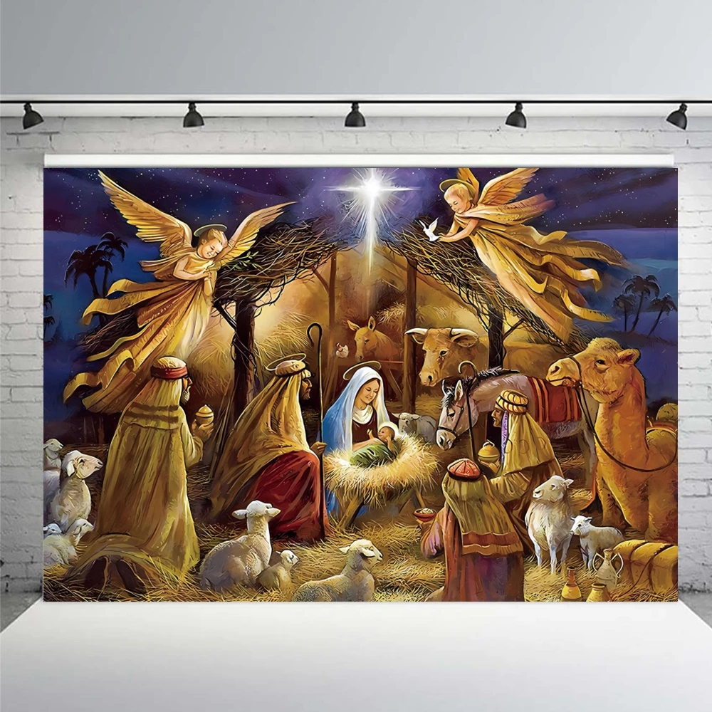 Baby Jezus In De Kribbe Symbool Van De Geboorte Van Het Christendom 546897 53