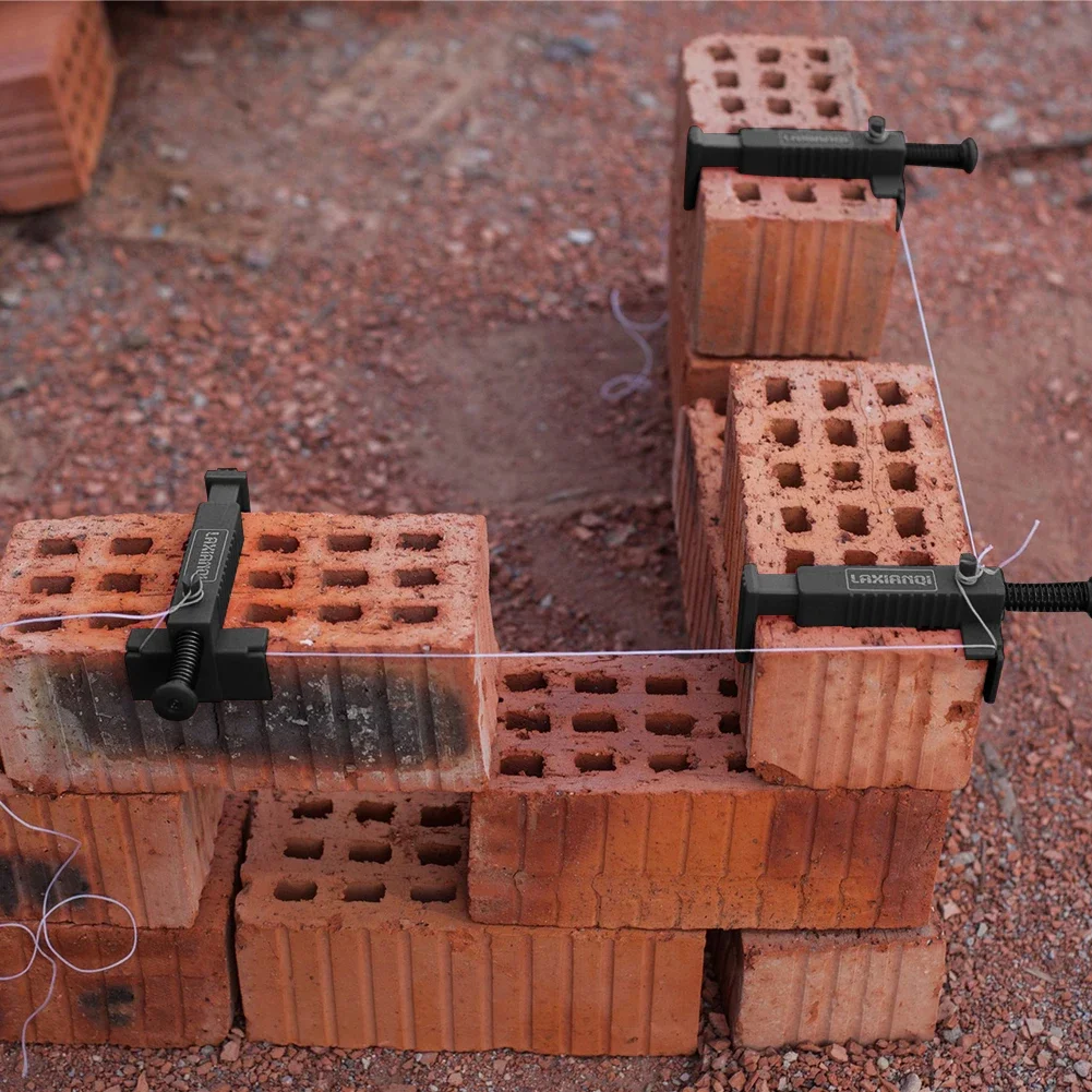 2/4pcs Brick Liner Bricklaying Construction Tool Liner Wall Builder Wire Frame