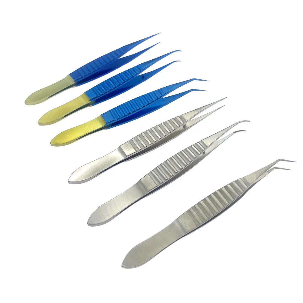 Titanium/stainless Steel Fue Hair Transplant Tweezer Forceps Hair Transplant Implanter Tweezers