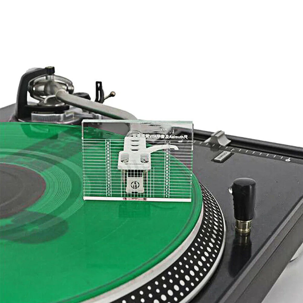 Phono Tonearm VTA Accessories Vinyl Player Headshell Clear Balance Azimuth Ruler Turntable Tool Lp Parts |