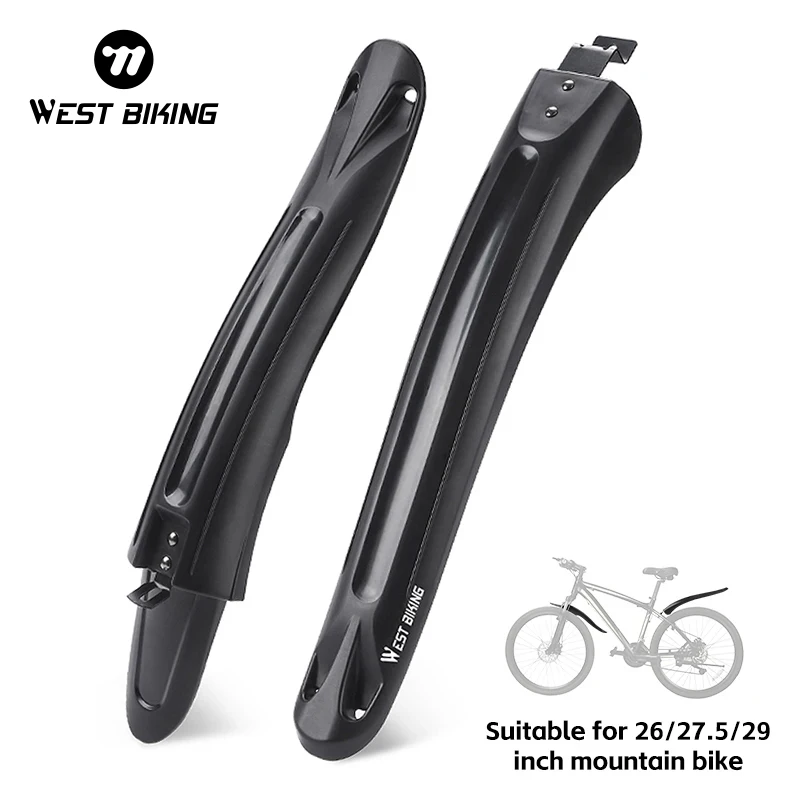 WEST BIKING 산악 자전거 펜더 세트, 조정 가능한 퀵릴리즈 자전거 머..