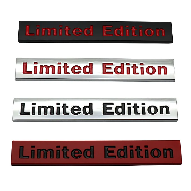 3D Car Styling Sticker Limited Edition Emblem Badge Motorcycle Decal Accessories For Honda Toyota Ford Audi BMW Kawasaki Yamaha