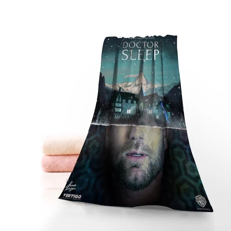 

Doctor Sleep Towel Printed Cotton Face/Bath Towels Microfiber Fabric For Kids Men Women Shower Towels 70X140cm