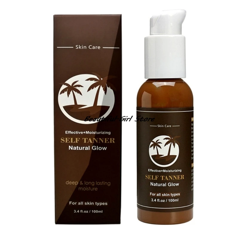 Summer Body Organic Ingredients Sunless Tanning Lotion and Best Buildable Light Medium Dark Gradual Cream