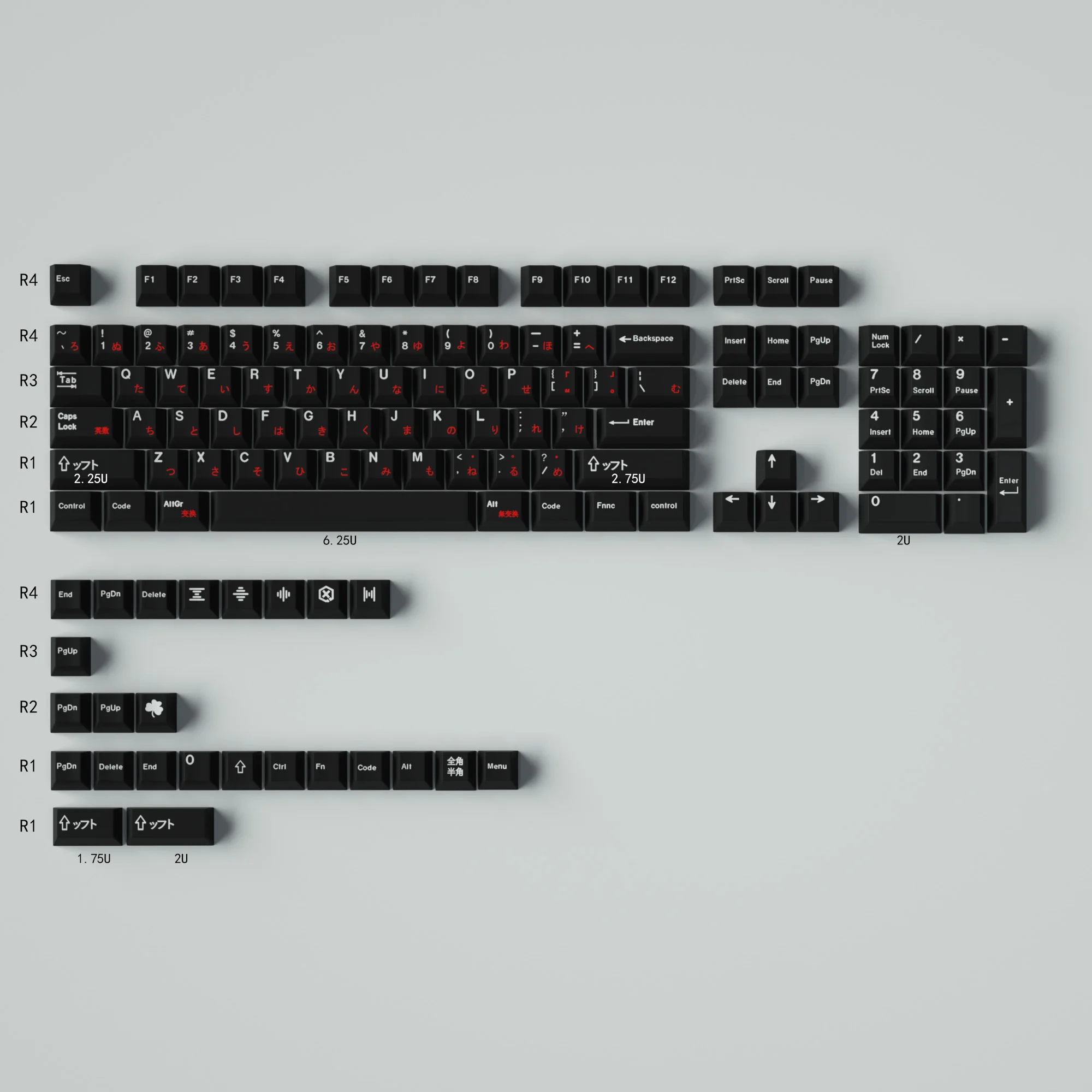 Personalizado, DYE-SUB Keycap, Perfil Cherry, Keycaps Inglês para MX Switch