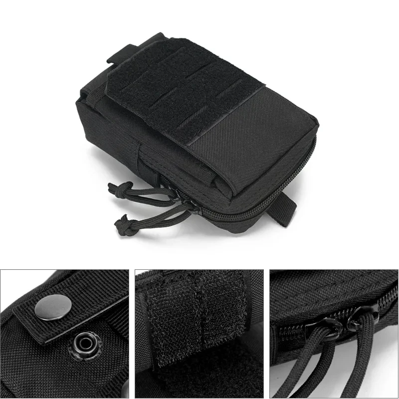 Tasche Männer Spezielle Gürtel Wasserdichte Lauf Handy Tasche Molle Edc Survival Kit Brieftasche Rucksack – Detail 5