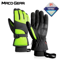 Waterproof Thermal Ski Gloves Touch Screen Non-slip Windproof Shock-proof Snowboard Cycling Sports Full Finger Mittens Men Women
