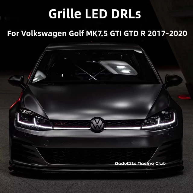 golf 7 GTI GTD mk7 エアロセット バンパー グロスブラック フロントバンパー スプリッター リップ