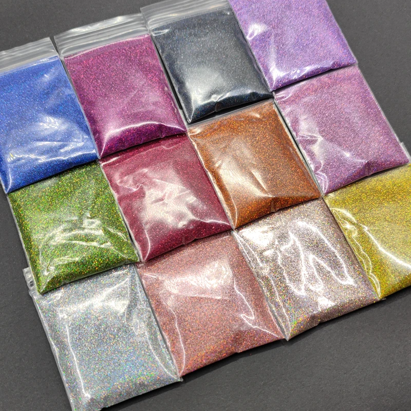 10g/bag Holographic Rose Gold Nail Glitter Powder Manicure Gel Polish Nail Art Glitter Decoration Crafts nail powder gel nail polish nail glitter nail decoration nail decorations