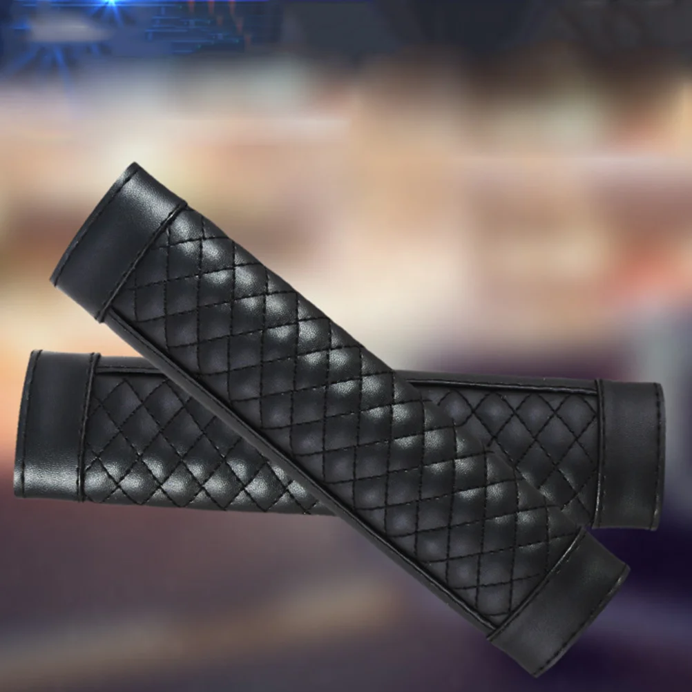 

Car Seat Belt Cover Portable PU Leather Universal Auto Shoulderpad Shoulder Cover Accessories A32