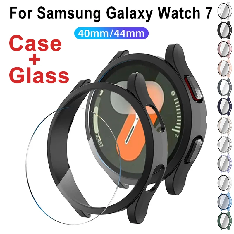 Premium Tempered Glass Protective Case for Smartwatch - 40mm/44mm