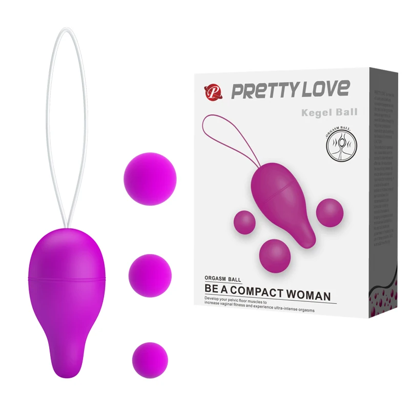 Pretty love Kegel Ball Vaginal Balls Tighten Ben Wa Vagina Muscle Trainer Intimate Sex Toys for Woman Products for Adults