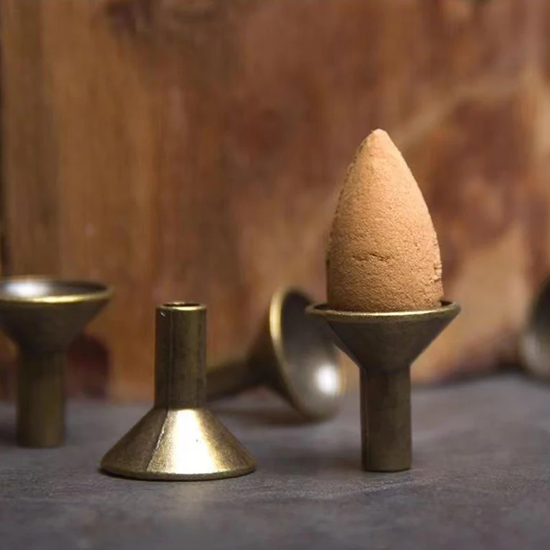 10 מחשבים מחזיק צורב חרוט סליל אחורי מחזיקי מקל לוכד אפר מפל מסנן מרכזי מסנן מיני לעמוד אחסון מתכת