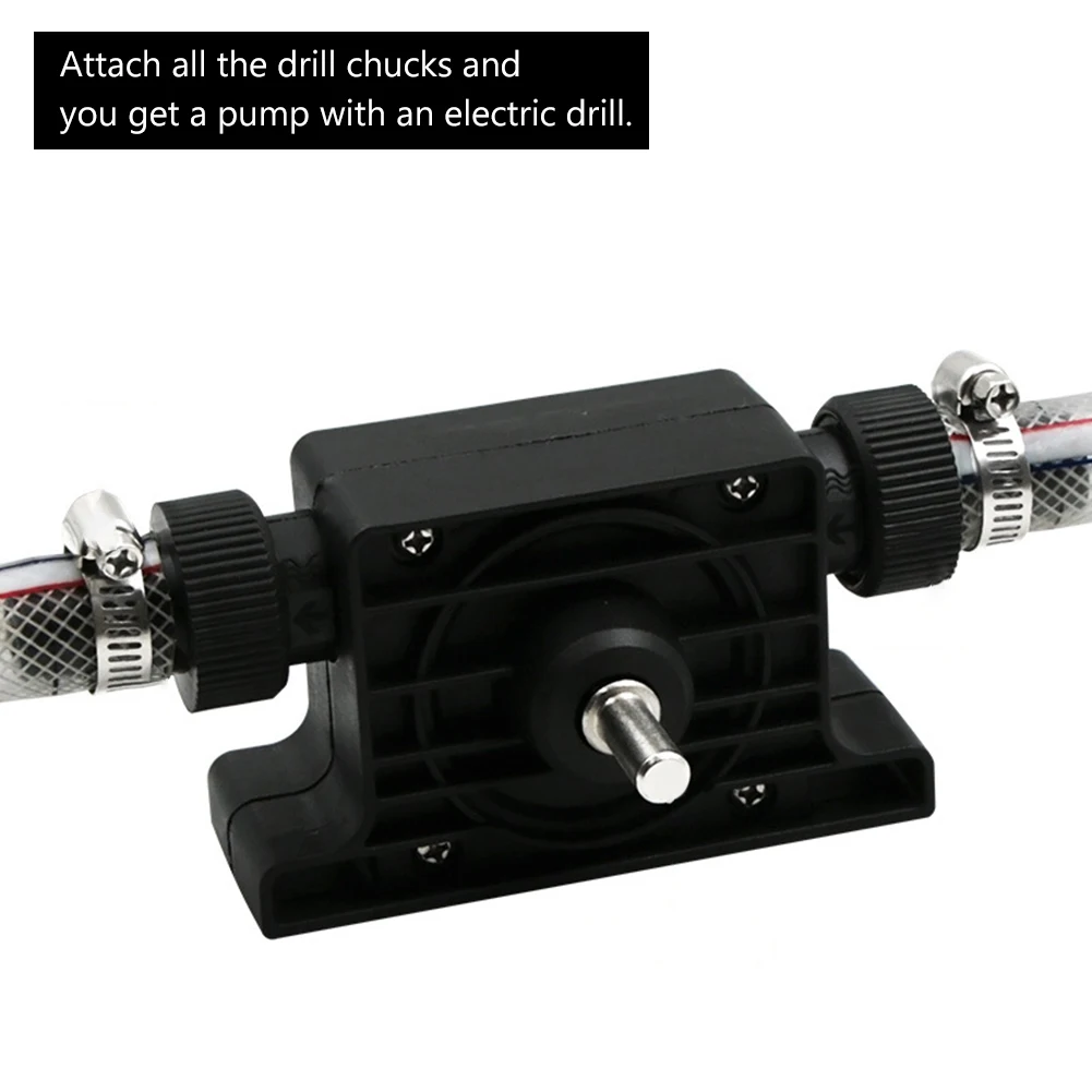 

Stable Performance Drill Pump with Two Connectors Oil Fluid Water Pump Fast Pumping 2Sizes for Garden Outdoor for Electric Drill