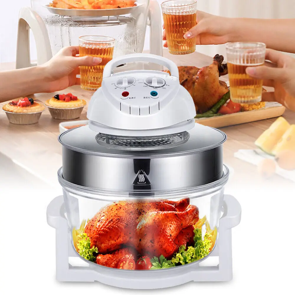 Multifunction Electric Cooker Infrared Turbo Air Fryer 17L Convection Oven 360&deg; Heating Roaster Kitchen Use