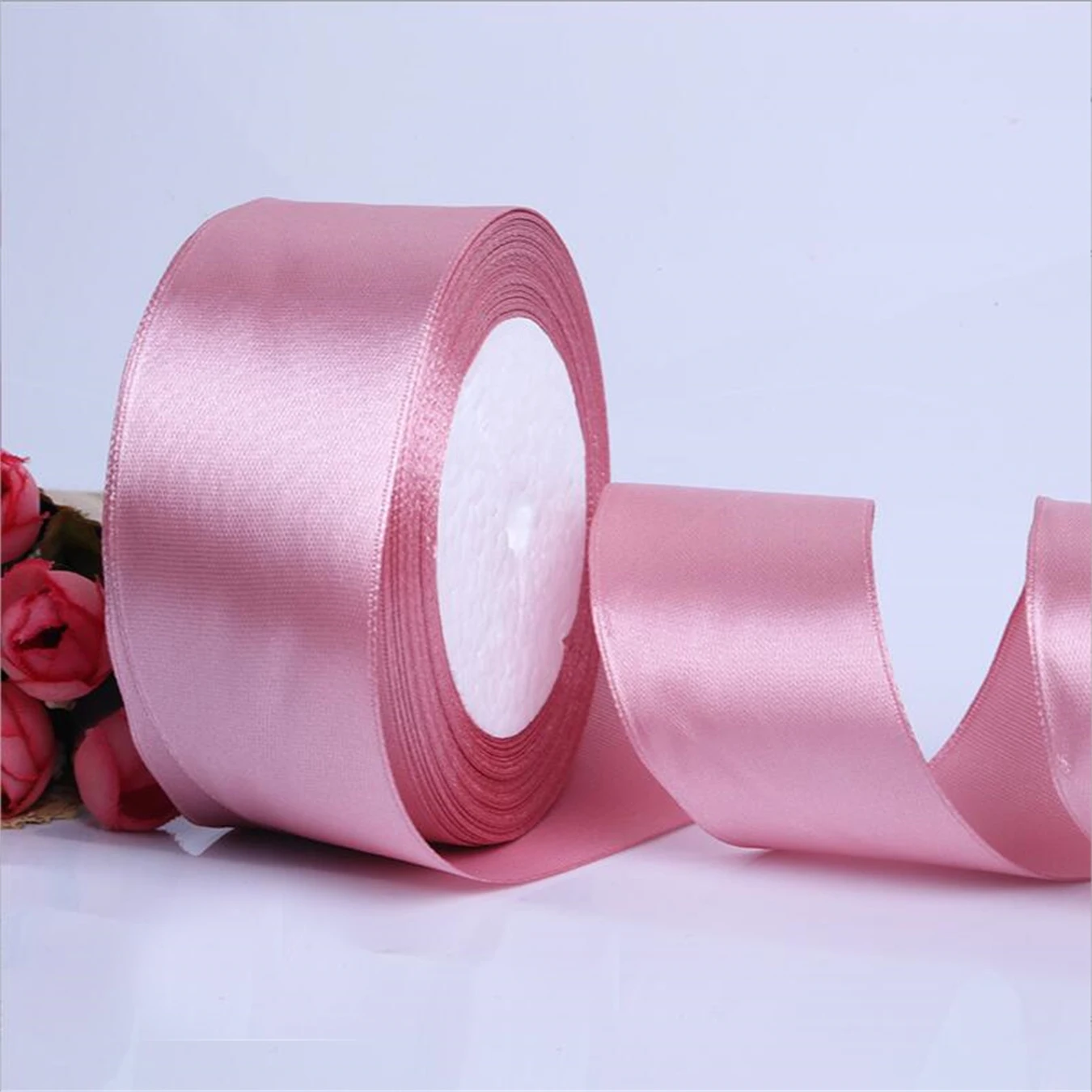 Vibrant Multi-Color Satin Ribbon Collection - 25 Yards