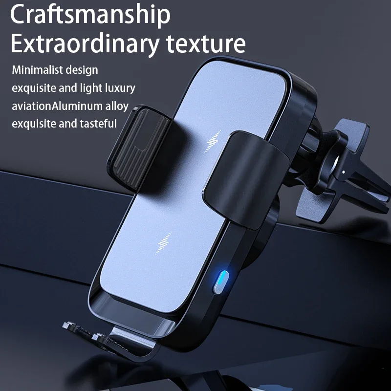 Wireless Car Charger Stand Automatic Fast Charging Station