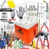 Glass Kit，Stained Glass Kits for Adults，Glass Grinder，Stained Glass Grinder，5/8" + 1" Diamond Grinder Bit,80W Soldering Iron Kit 1