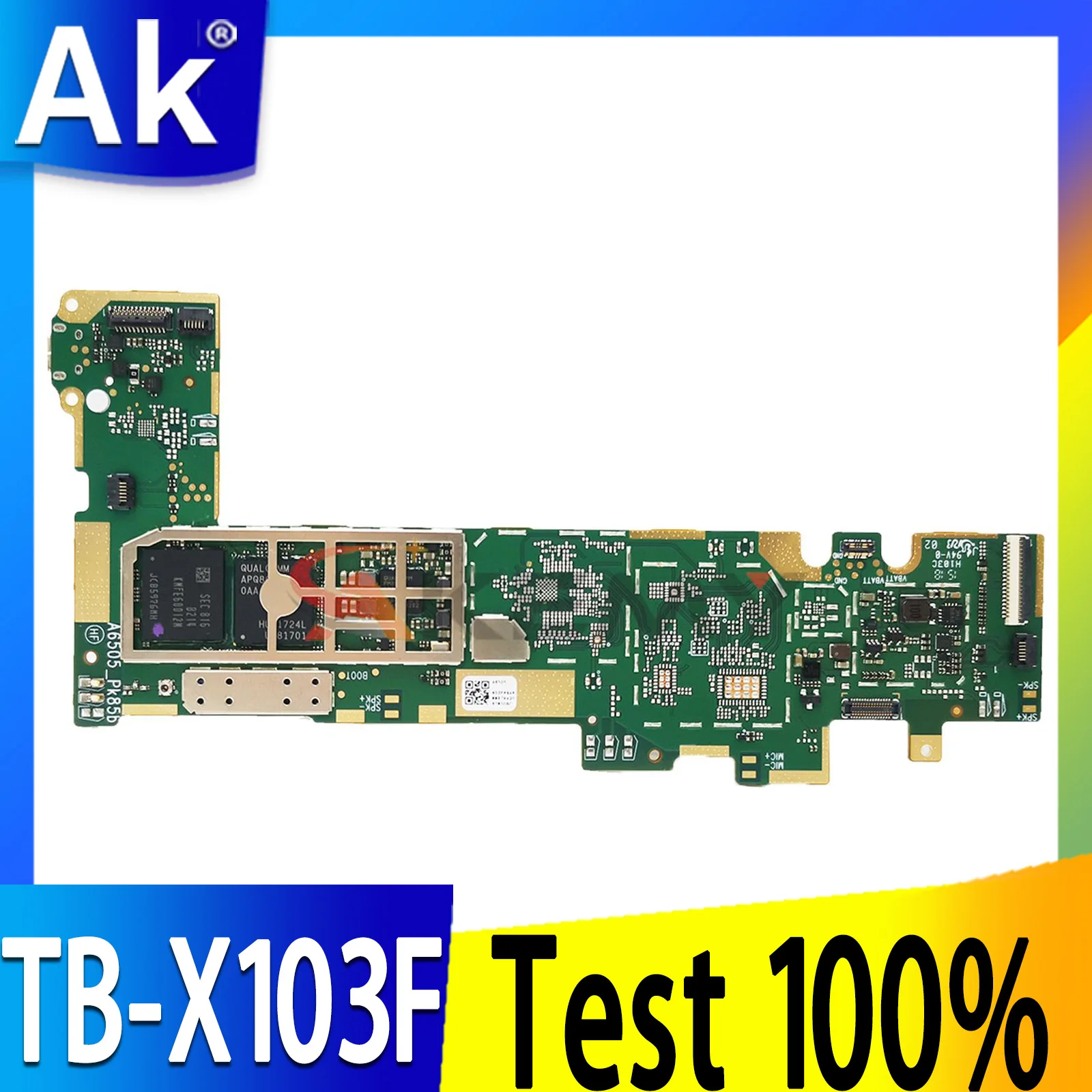 Motherboard For Lenovo Tab 3 10 Plus TB-X103F TB-X103 X103F tablet pc 16GB 100% test